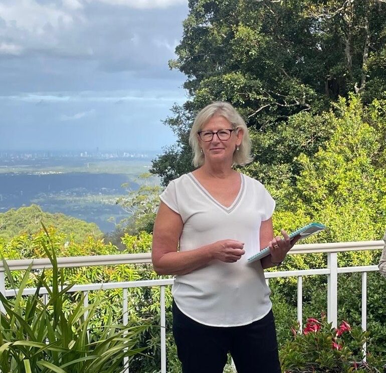 Ingrid at the ceremony